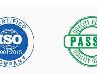 ISO 9001:2015 certified company